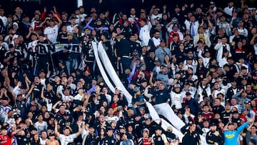 Futbol, Colo Colo vs Nublense
Fecha 11, Liga de Primera 2025.
Los hinchas de Colo Colo, son fotografiados durante el partido de primera division disputado en el Estadio Monumental Davis Arellano, en Santiago de Chile.
19/05/2025
Pepe Alvujar/Photosport
Football, Colo Colo vs Nublense
11th turn, Division League 2025.
Colo Colo’s fans are pictured during the first division match at the Monumental Davis Arellano Stadium, in Santiago, Chile.
19/05/2025
Pepe Alvujar/Photosport
