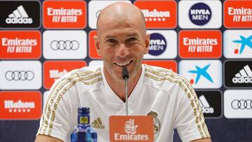 Zidane, en rueda de Prensa.