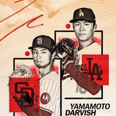 Por primera vez en la historia habrá duelo de pitcheo japonés en playoffs: Yu Darvish vs. Yoshinobu Yamamoto