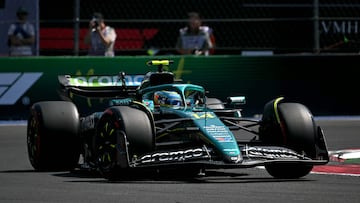 Fernando Alonso (Aston Martin AMR25). Ciudad de México, México. F1 2025.