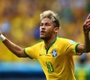 Neymar muta: de inofensivo en el Barcelona a letal en Brasil