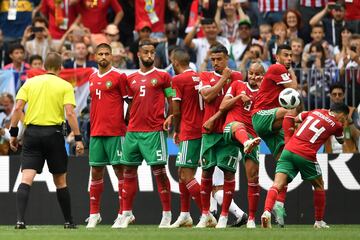 Cristiano tuvo otra clara ocasión en sus botas gracias a un libre directo en una buena posición. El portugués estrelló el balon en la barrera.

