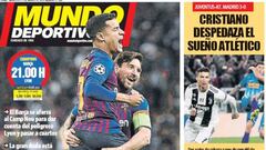 El Lyon y Cristiano en las portadas de Barcelona