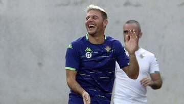 Joaquín, durante un entrenamiento.