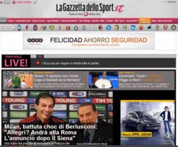 Portadas de la prensa extranjera