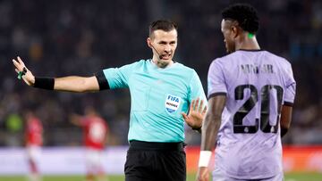 08/02/23 PARTIDO SEMIFINAL MUNDIALITO DE CLUBES 2023 MUNDIAL DE CLUBES 2023
AL AHLY - REAL MADRID 
ANDRES MATONTE ARBITRO VINICIUS JR 