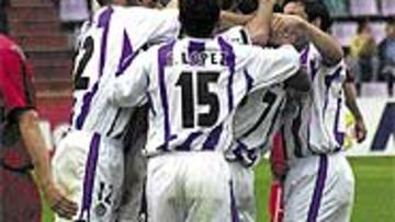 <b>FUTURO MÁS CLARO</B>. El Valladolid ha reaccionado y aclara su permanencia en Primera.