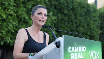 La candidata a la Presidencia de la Junta de Andalucía, Macarena Olona, en un acto de campaña para los comicios autonómicos del próximo día 19 a 14 de junio 2020 en El Ejido (Andalucía, Almería)
14 JUNIO 2022
Rafael González / Europa Press
14/06/2022