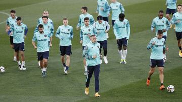 Entrenamiento del Levante.