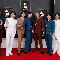 BTS revela en los Grammy 2022 con qué artistas les gustaría colaborar