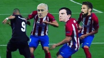 Benzema 'se marcha' de Deschamps, Manuel Valls y Giroud.