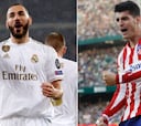 Benzema y Morata, el pasado les une