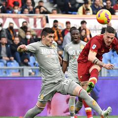 Johan Vásquez firmó una sólida actuación en el empate del Genoa
