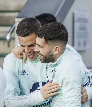 César Azpilicueta y Jordi Alba.