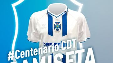 El Tenerife estrenará su camiseta del Centenario