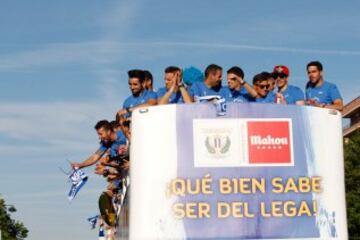 La fiesta del Leganés de Primera continúa