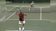 El épico punto de Nadal en su primer partido contra Federer