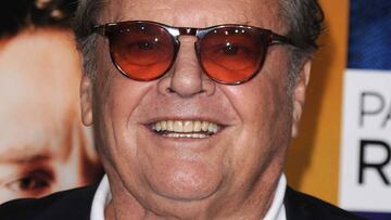 Jack Nicholson sorprendió por su imagen en un partido de basquet