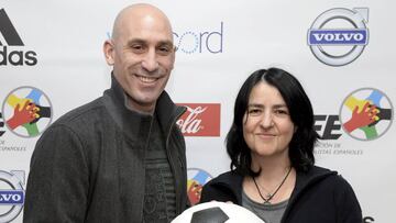 Luis Rubiales y Fe Robles.