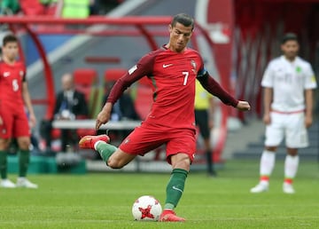 Así fue el partido de Cristiano Ronaldo ante México