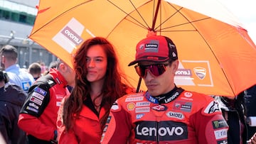 Marc Márquez, en la parrilla de salida del GP de Gran Bretaña.