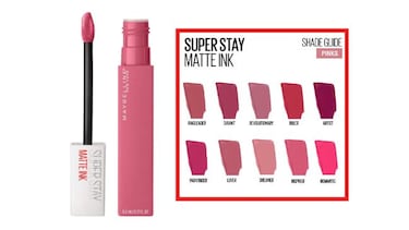 El labial Maybelline favorito de Amazon tiene acabado mate y un color intenso