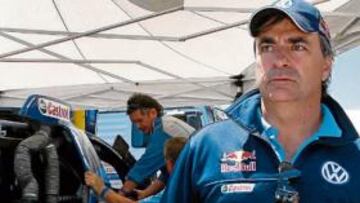 <b>MÁS LÍDER. </b>Carlos Sainz ha aumentado su ventaja en la general sobre sus dos compañeros en VW.