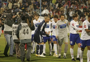 Semifinales de Copa en 2006. El Zaragoza venía de eliminar a Atlético en octavos y al Barça en cuartos y en la ida en La Romareda ganó 6-1 al Real Madrid. En la vuelta el conjunto blanco ganó 4-0 y casi voltea la eliminatoria.