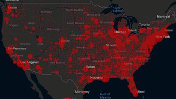 En las &uacute;ltimas 24 horas, Estados Unidos report&oacute; una baja en los infectados pero el n&uacute;mero sigue siendo alto. Ya son 1,329,799 contagiados en USA.