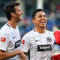 Salcedo juega un minuto en la victoria del Frankfurt