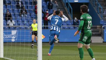 Miku marc&oacute; el gol de la victoria ante el Numancia