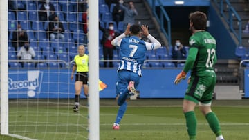 Miku marc&oacute; el gol de la victoria ante el Numancia