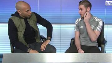 ¡Digno de ver!: La reacción de De Gea cuando Henry le pregunta cómo parará al City