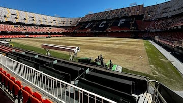 Mestalla se resiembra con la venia de la Liga