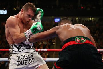 El poder, la pasión y la emoción de la 'Canelo' vs Jacobs en imágenes