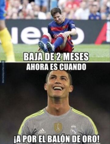 Los 'memes' de la lesión de Messi