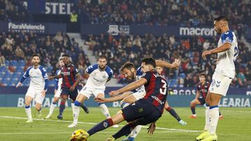 Levante - Tenerife en directo: LaLiga Hypermotion hoy, en vivo