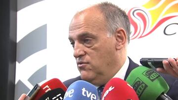 Tebas: "Hoy por hoy quien tiene la razón es el FC Barcelona que es el que está en el sorteo"