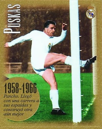 Entró en el club en 1958. Pancho tenía una gran carrera que amplió de blanco.