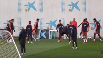 El Barcelona ultimó los preparativos para Mestalla
