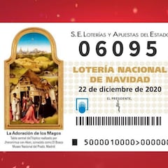 06095, segundo premio del sorteo de la Lotería de Navidad 2020