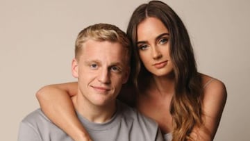 Van de Beek será padre con Estelle, la hija de Dennis Bergkamp