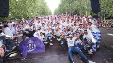 30/05/22 REAL VALLADOLID FIESTA CELEBRACION ASCENSO A PRIMERA DIVISION