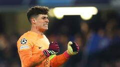 Kepa, con el brazalete de capitán.