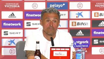 Rueda de prensa de Luis Enrique tras el España vs. Portugal