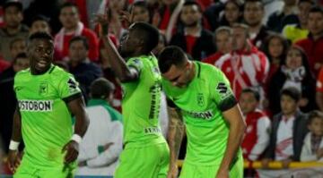 Bernal adelantó a los verdes; Gómez empató para el equipo cardenal.