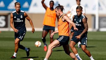 Bale entrena y estará en Vitoria