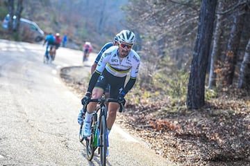 El francés del equipo Deceunick Quickstep fue segundo en la Strade Bianche, su más reciente participación