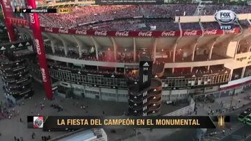River festeja la Copa Libertadores en el Monumental