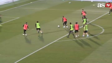 Real Madrid: Vinicius' unusually cool finish in open training